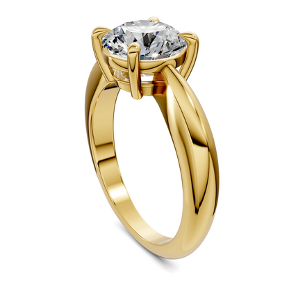 Nora Tapered Solitaire Ring