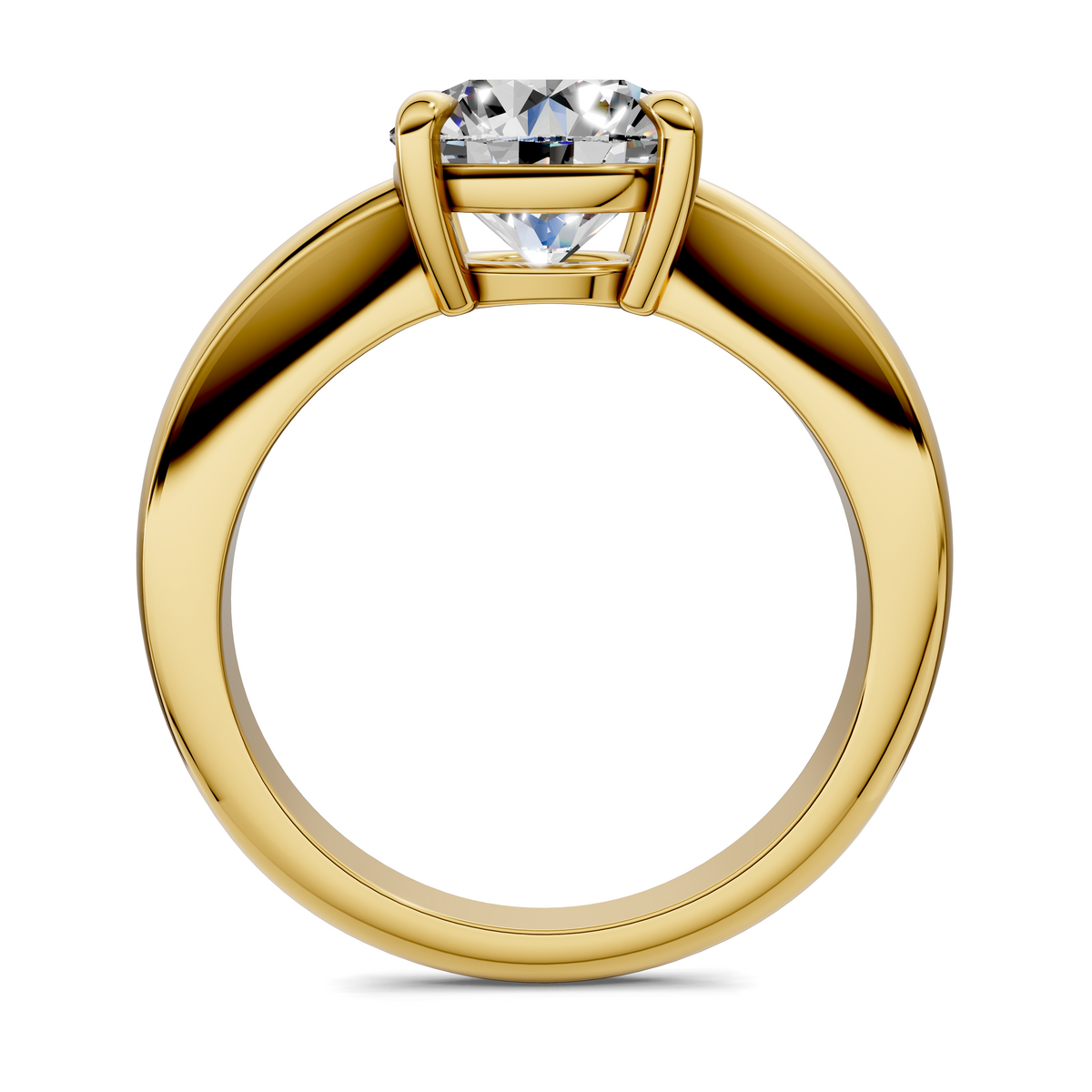 Nora Tapered Solitaire Ring