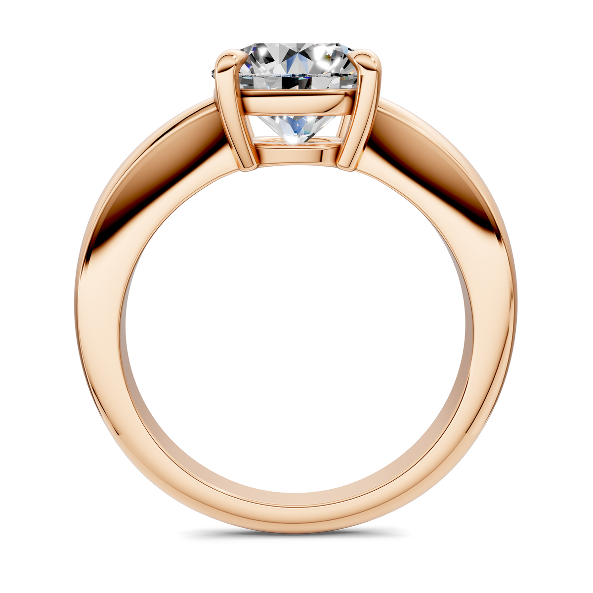 Nora Tapered Solitaire Ring