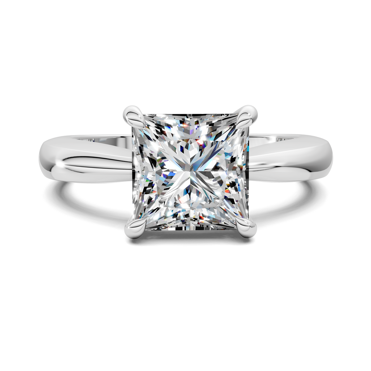 Nora Tapered Solitaire Ring