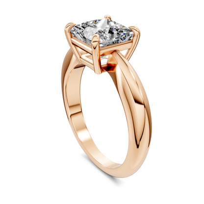 Nora Tapered Solitaire Ring