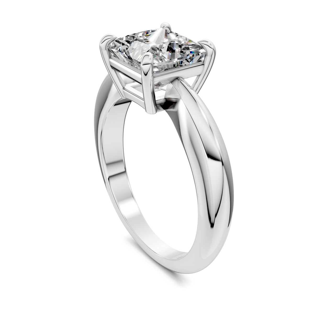 Nora Tapered Solitaire Ring