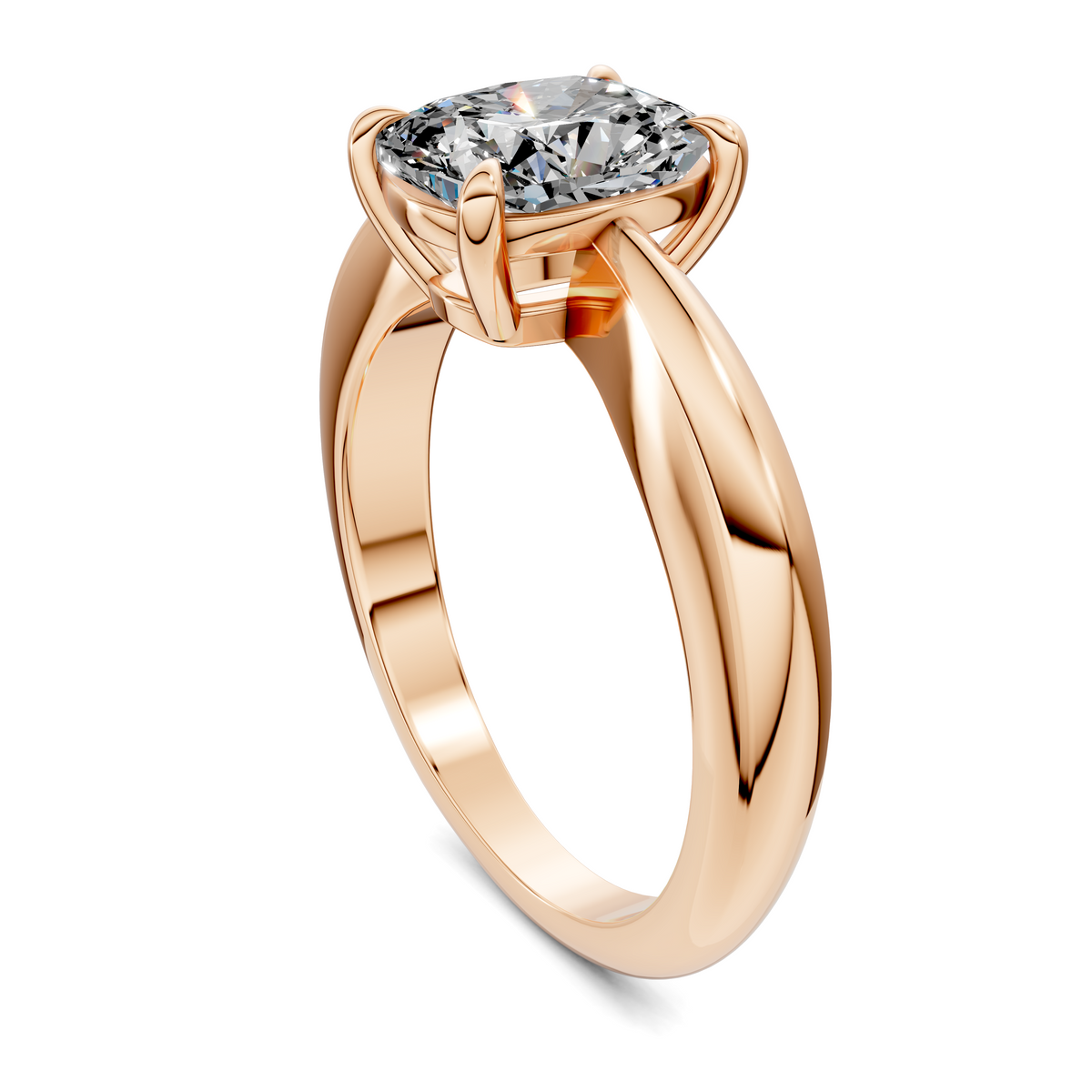 Nora Tapered Solitaire Ring
