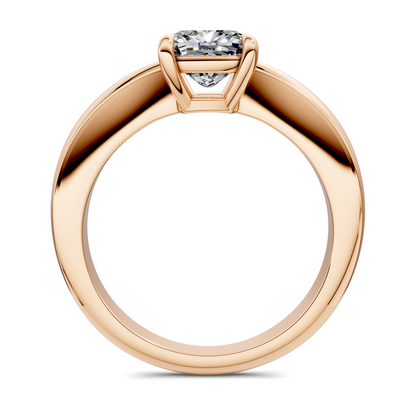 Nora Tapered Solitaire Ring