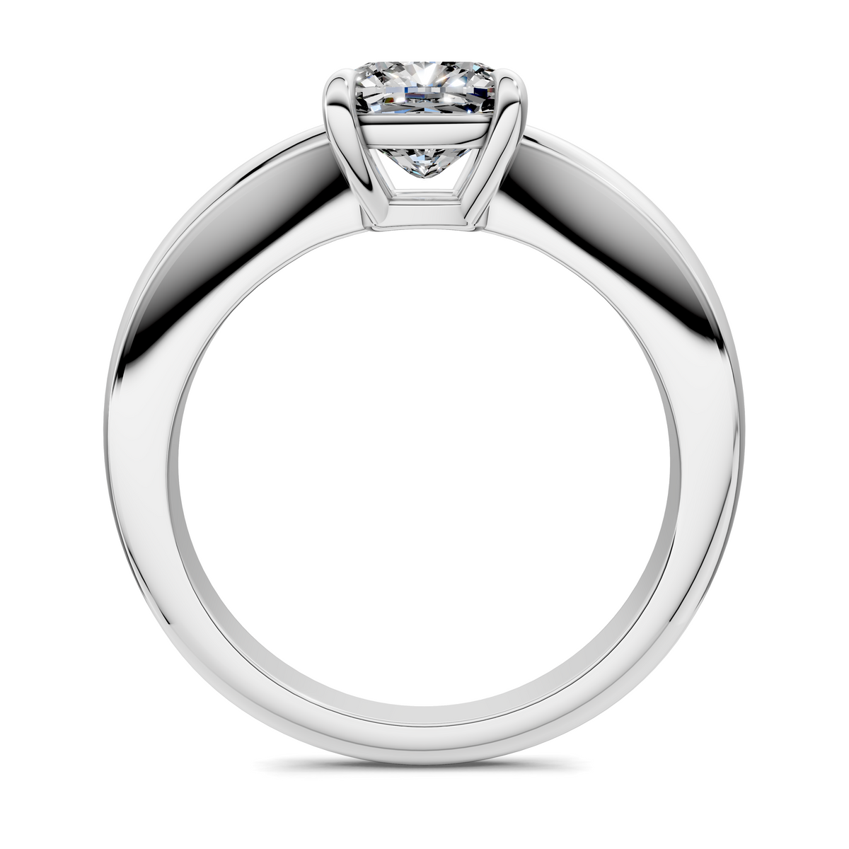 Nora Tapered Solitaire Ring