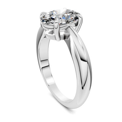 Nora Tapered Solitaire Ring