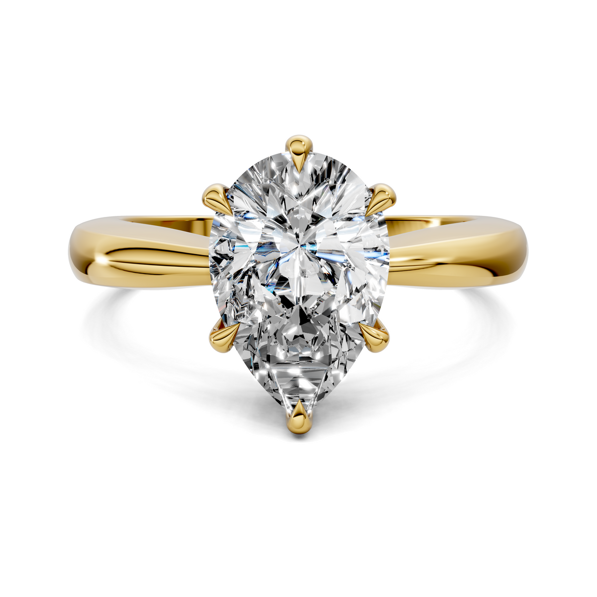 Nora Tapered Solitaire Ring
