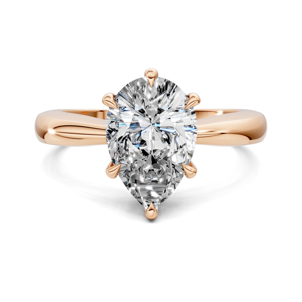 Nora Tapered Solitaire Ring
