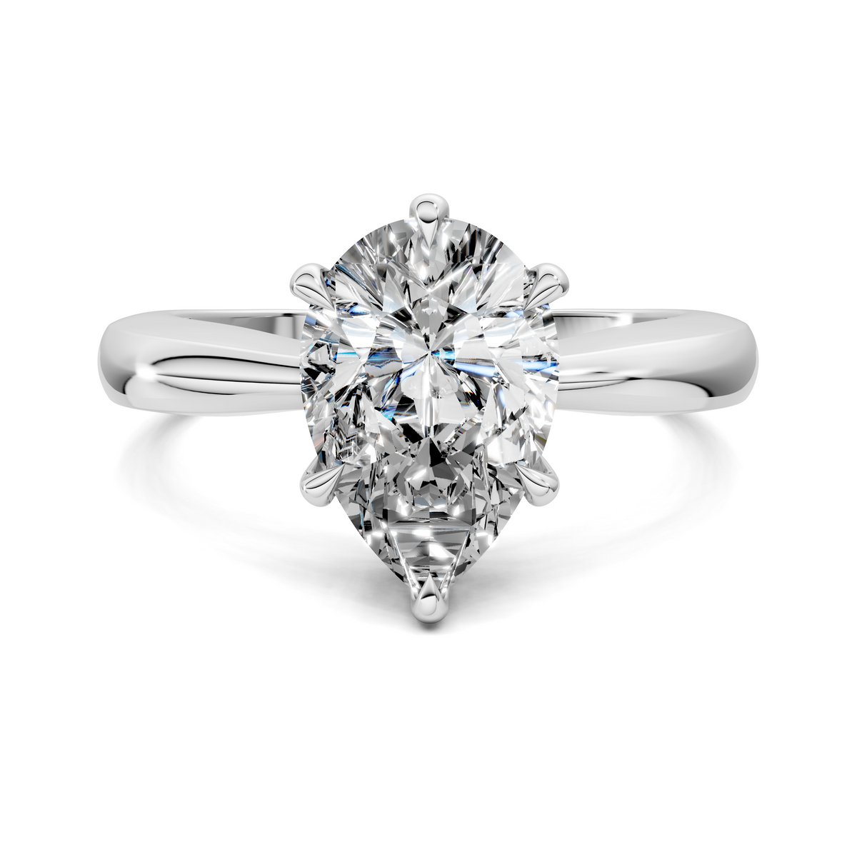 Nora Tapered Solitaire Ring