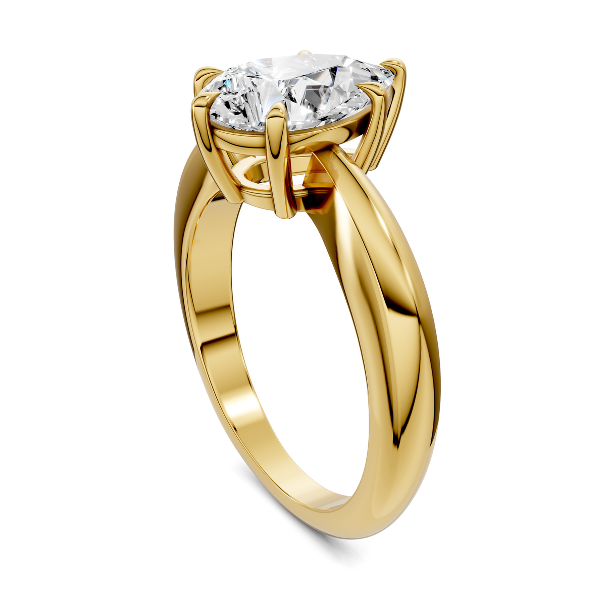 Nora Tapered Solitaire Ring