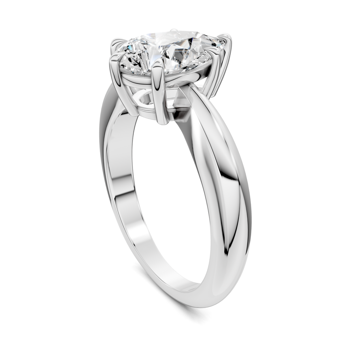 Nora Tapered Solitaire Ring