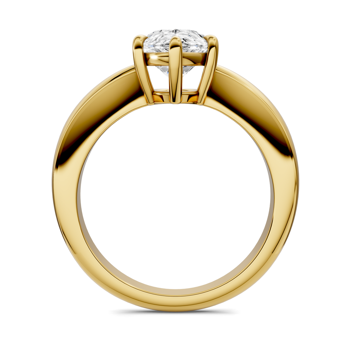 Nora Tapered Solitaire Ring