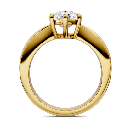 Nora Tapered Solitaire Ring