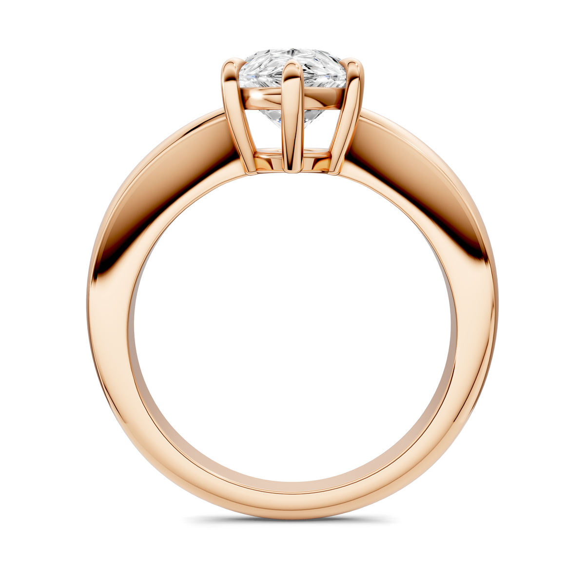 Nora Tapered Solitaire Ring
