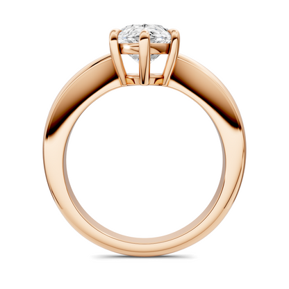 Nora Tapered Solitaire Ring