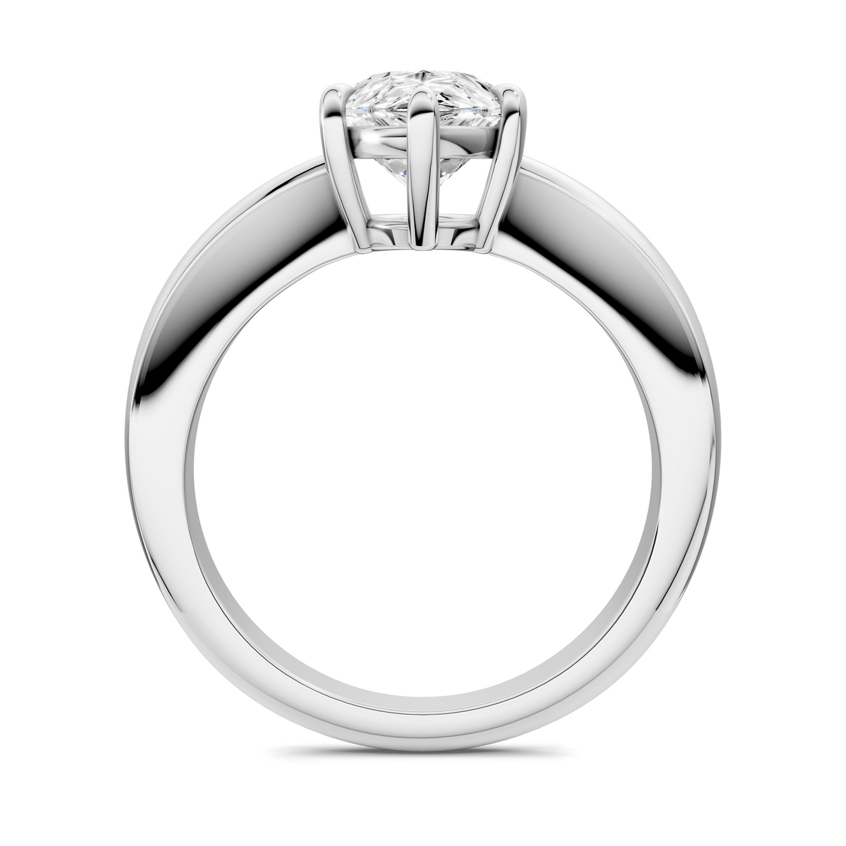 Nora Tapered Solitaire Ring