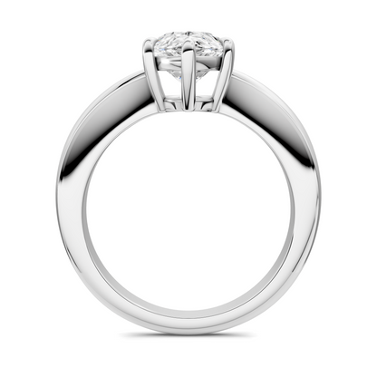Nora Tapered Solitaire Ring