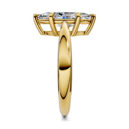 Nora Tapered Solitaire Ring