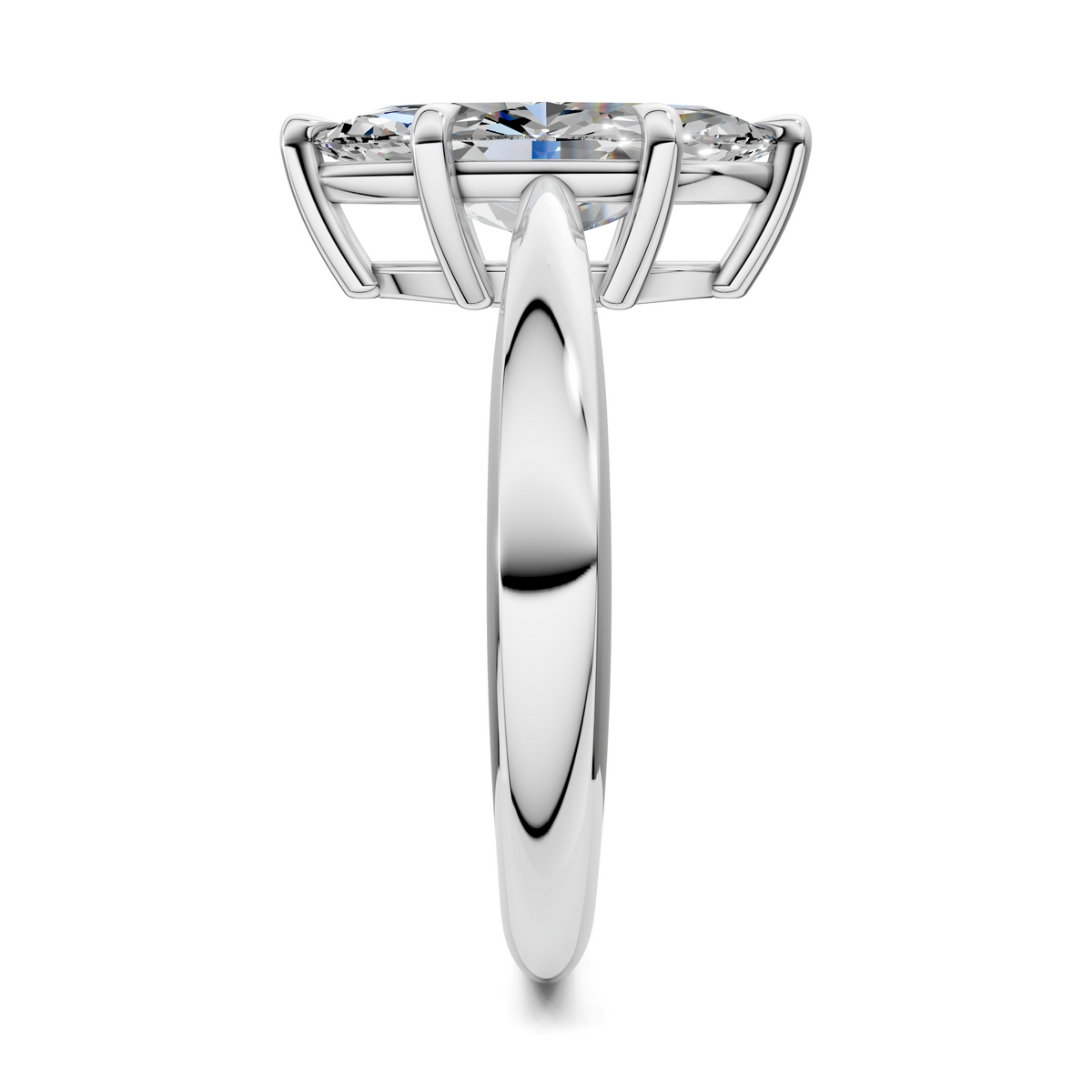 Nora Tapered Solitaire Ring