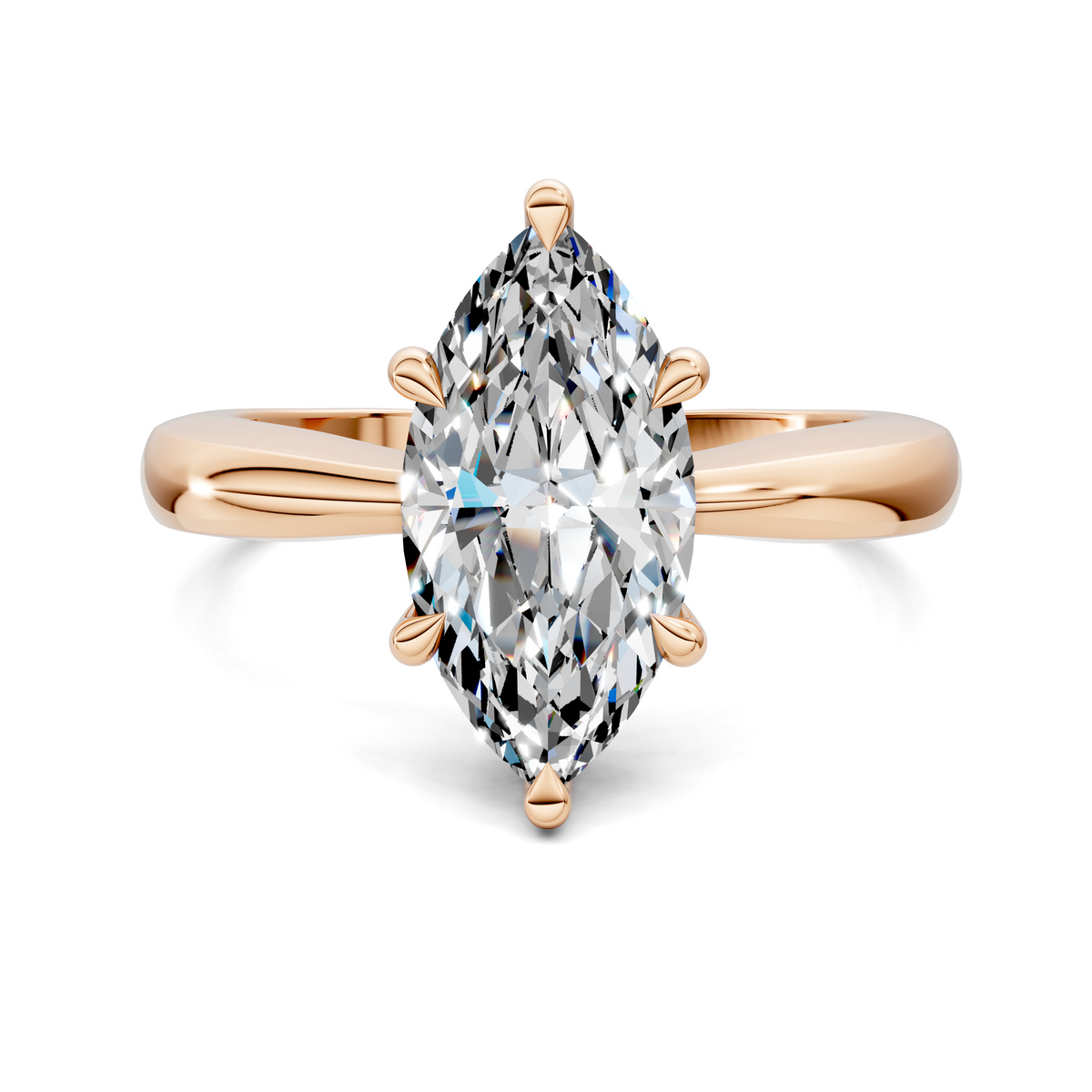 Nora Tapered Solitaire Ring