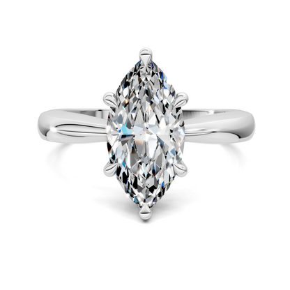 Nora Tapered Solitaire Ring