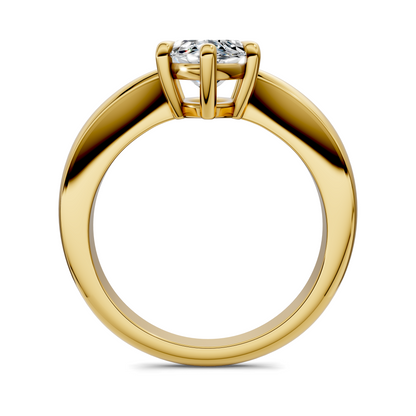 Nora Tapered Solitaire Ring