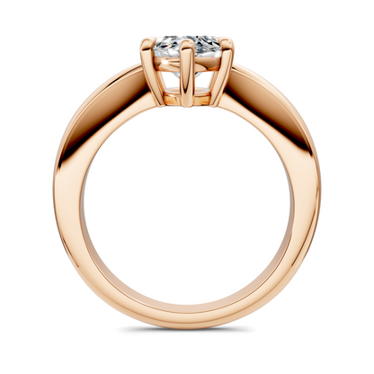 Nora Tapered Solitaire Ring