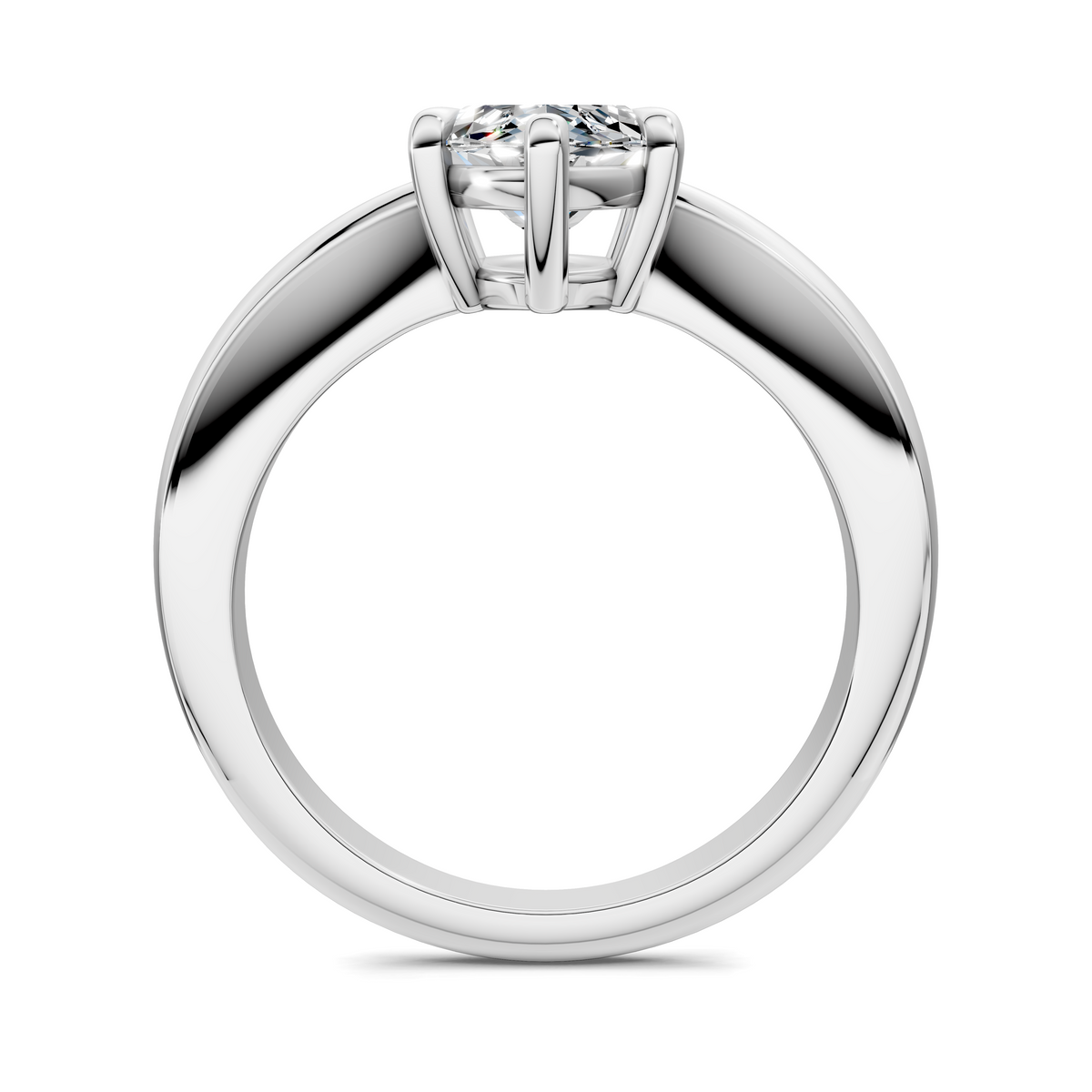 Nora Tapered Solitaire Ring