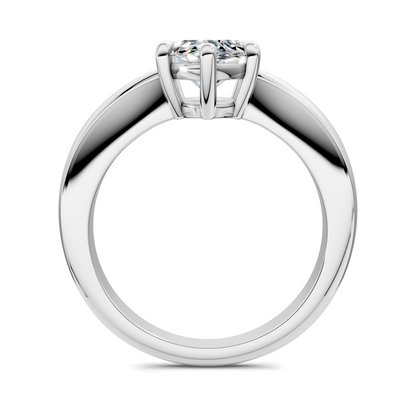 Nora Tapered Solitaire Ring