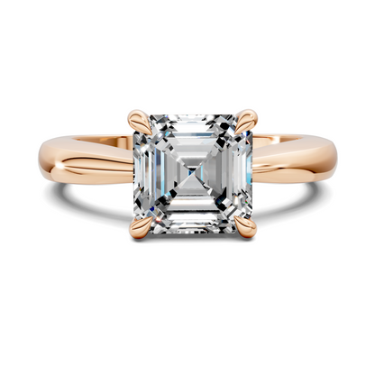 Nora Tapered Solitaire Ring