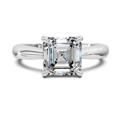 Nora Tapered Solitaire Ring