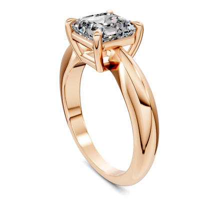 Nora Tapered Solitaire Ring