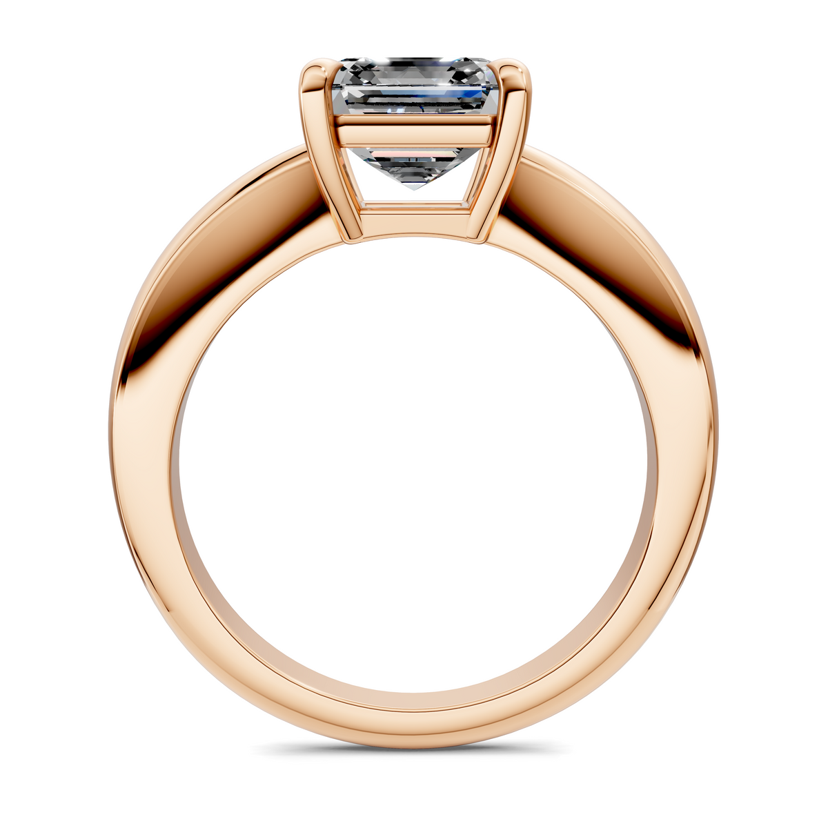 Nora Tapered Solitaire Ring