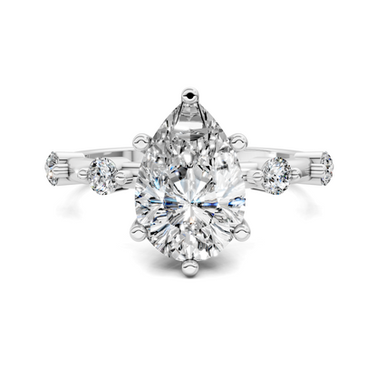 Justice Round Accent Ring