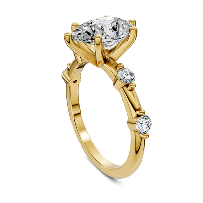 Justice Round Accent Ring