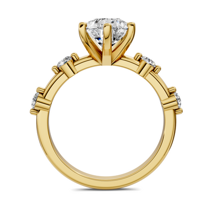 Justice Round Accent Ring