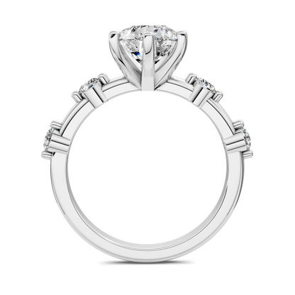 Justice Round Accent Ring