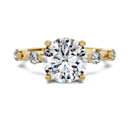 Justice Round Accent Ring