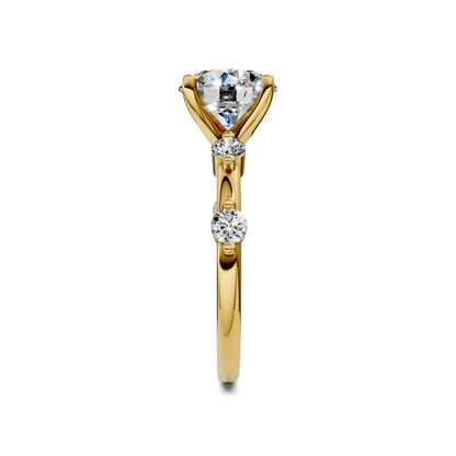 Justice Round Accent Ring