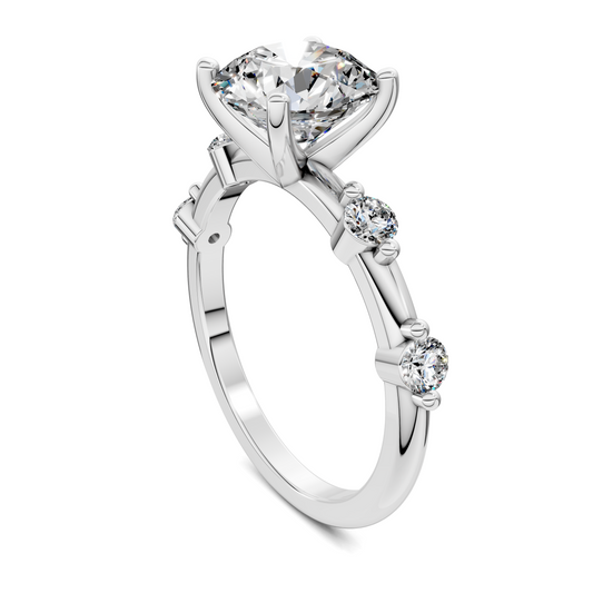 Justice Round Accent Ring