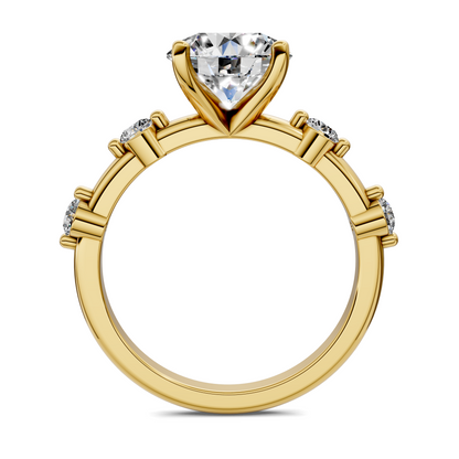 Justice Round Accent Ring