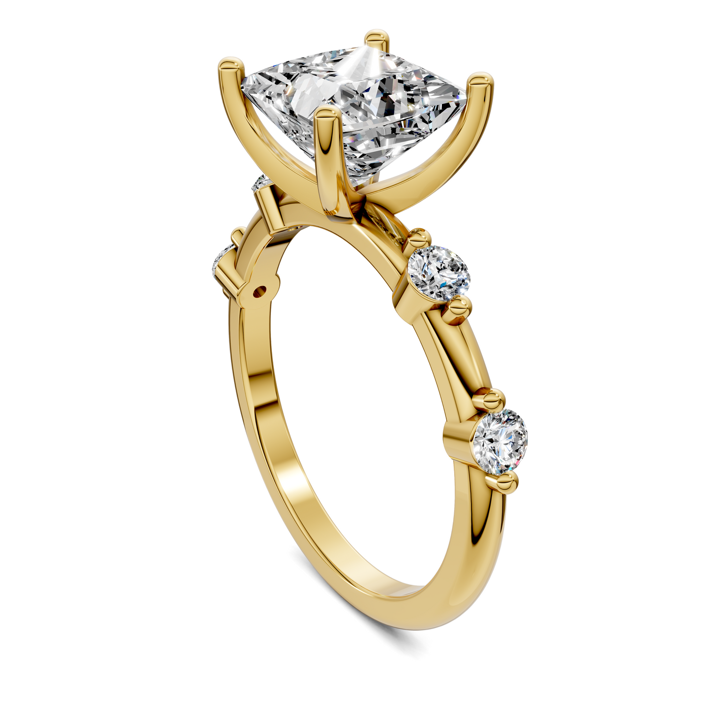 Justice Round Accent Ring