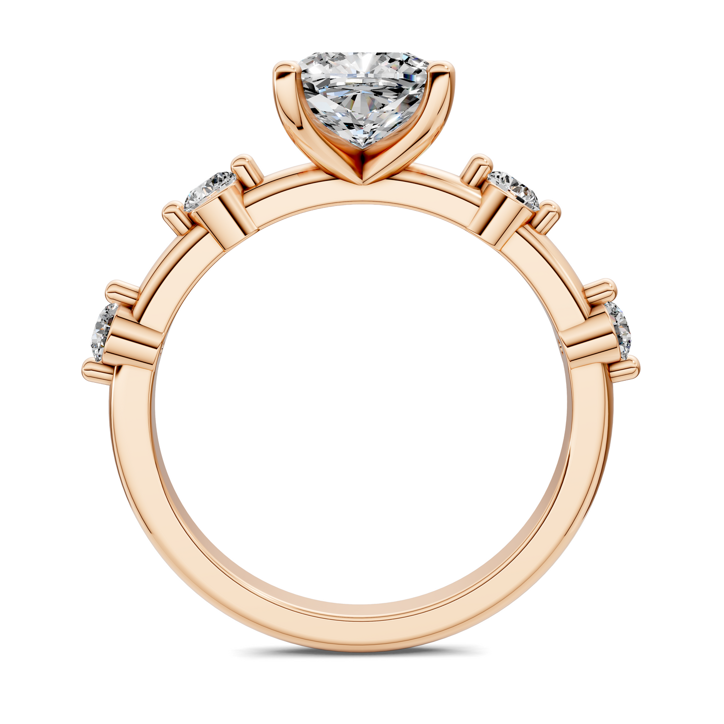 Justice Round Accent Ring