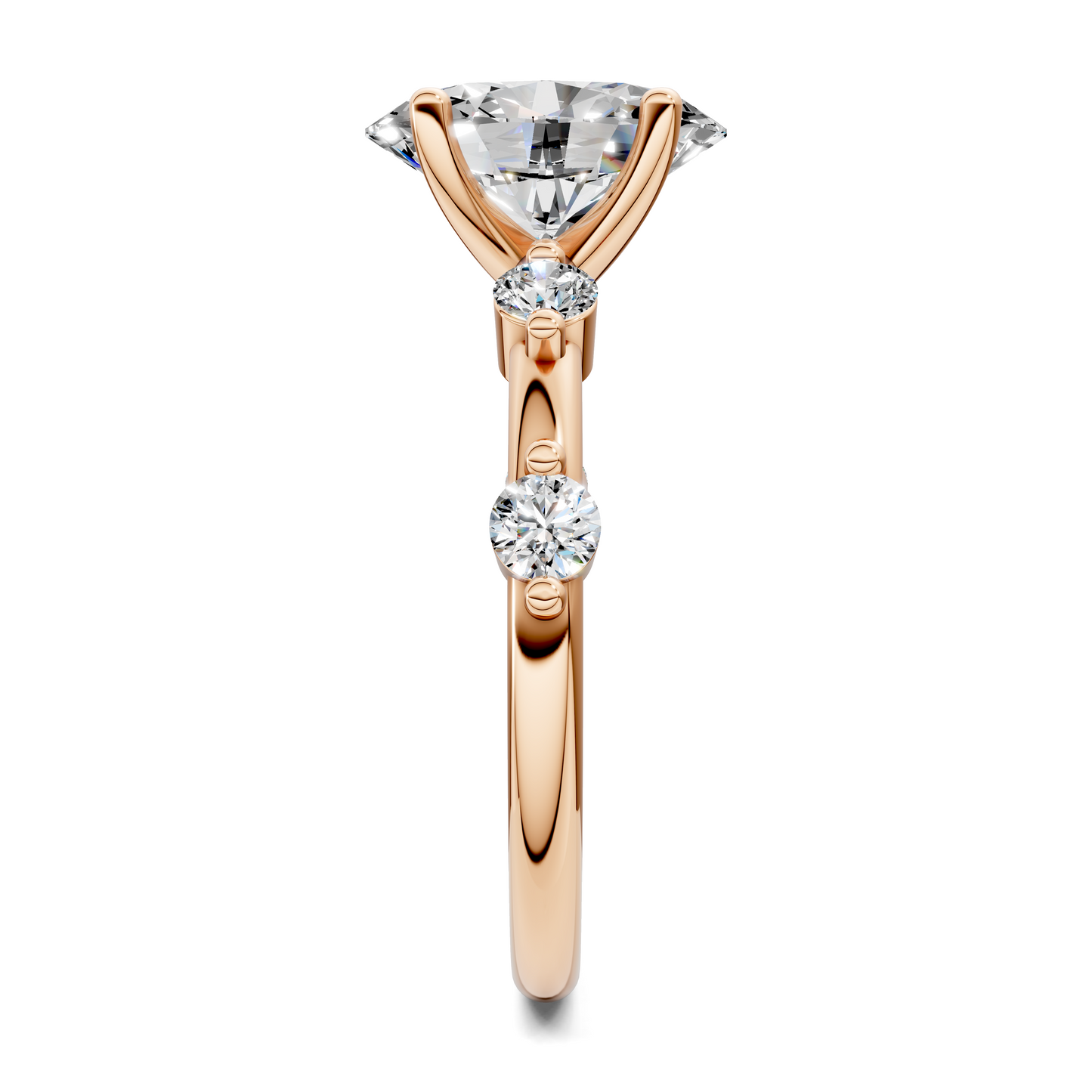 Justice Round Accent Ring