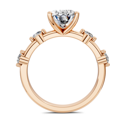 Justice Round Accent Ring