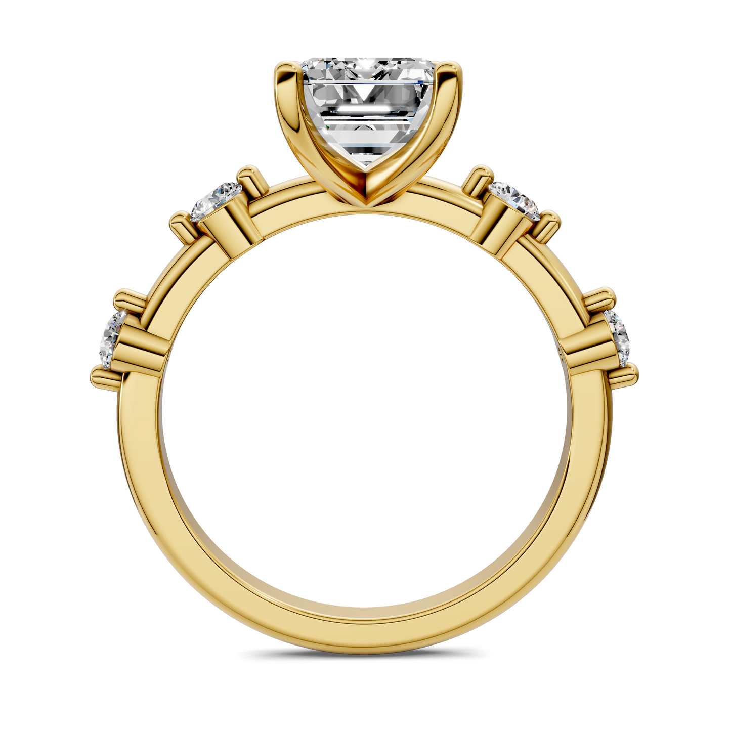 Justice Round Accent Ring