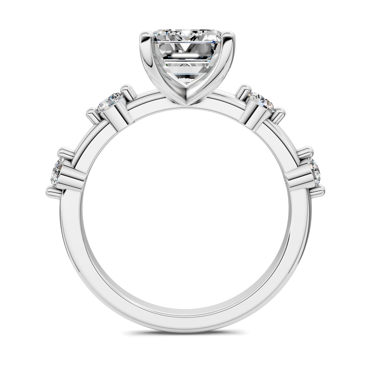 Justice Round Accent Ring