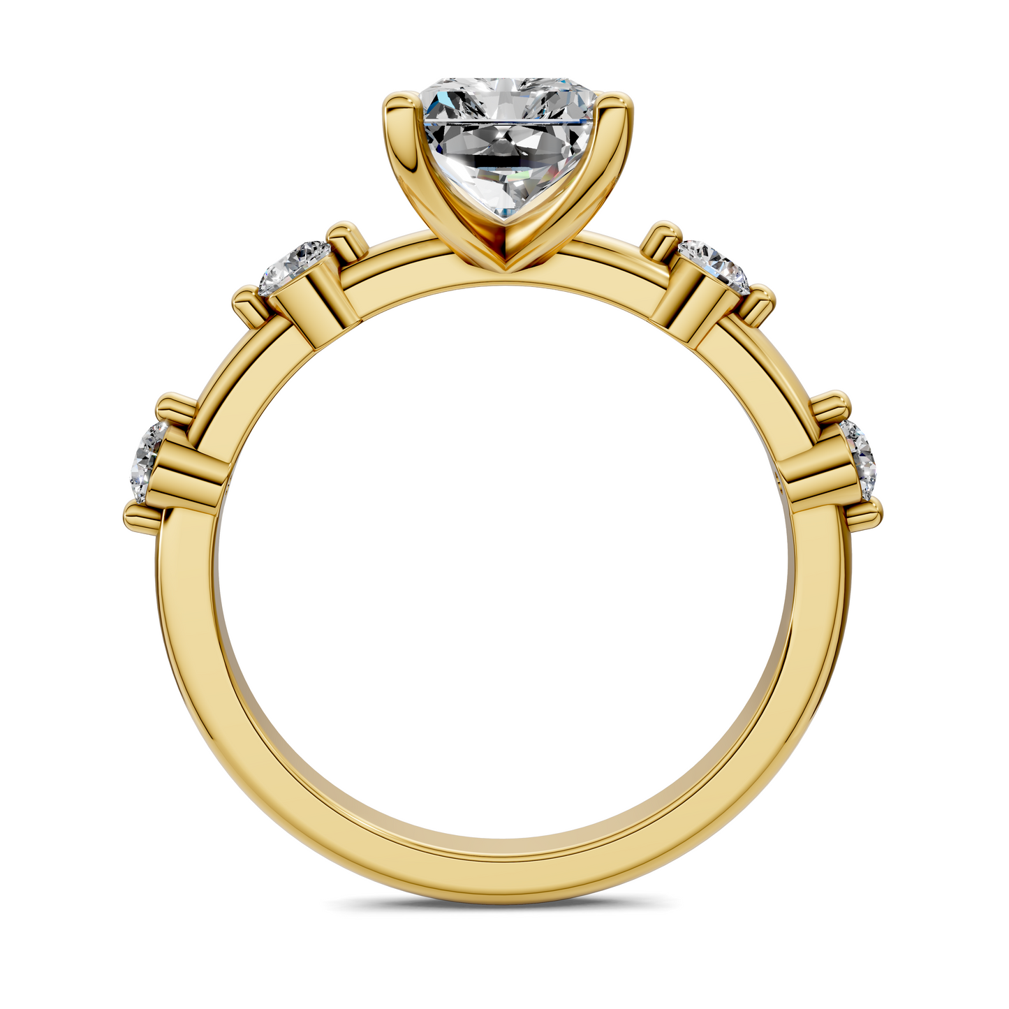 Justice Round Accent Ring