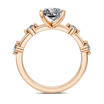 Justice Round Accent Ring