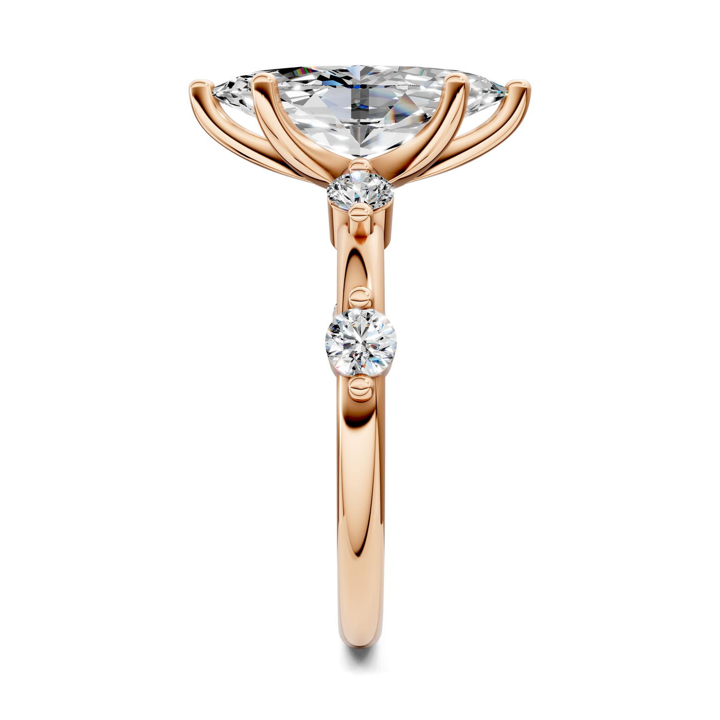 Justice Round Accent Ring
